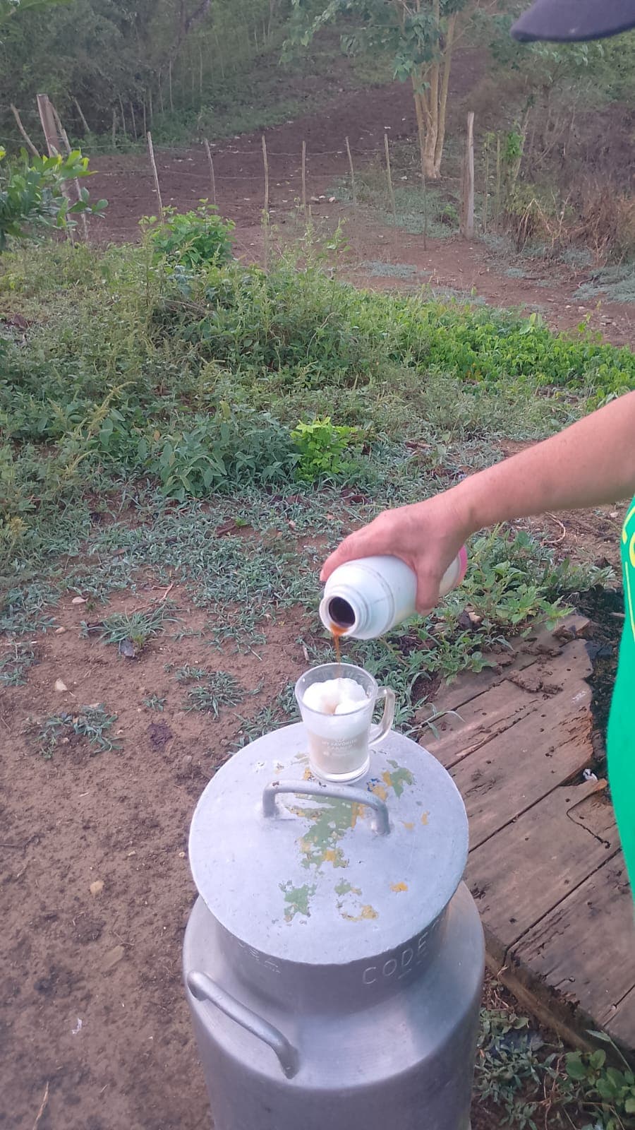 Capuchino de campo, direkt von der Kuh · 2