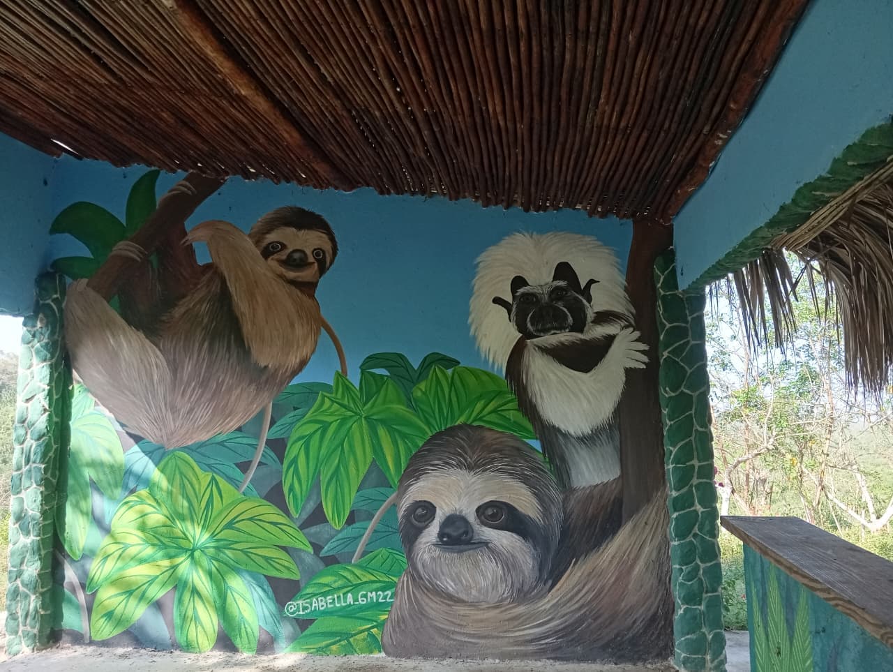 Eskorte der Guacamayas auf dem Weg zum Cerro Peligro